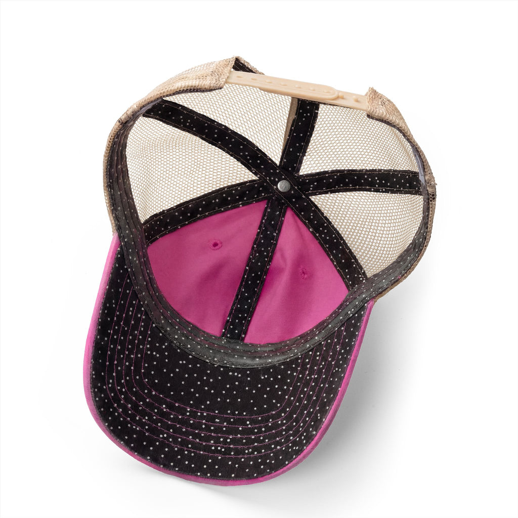 FishingHoleZ Bass Queen - Women's Washed Mesh-Back Cap